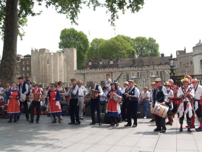 Whitethorn band at the Tower of London
