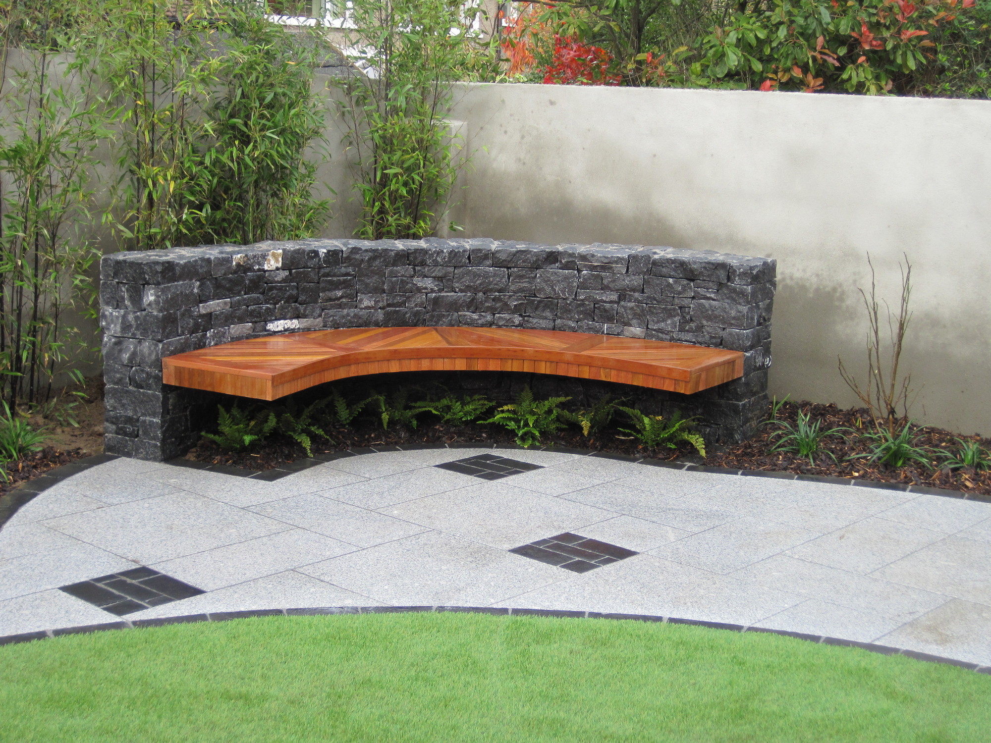 Built in Garden Seat 