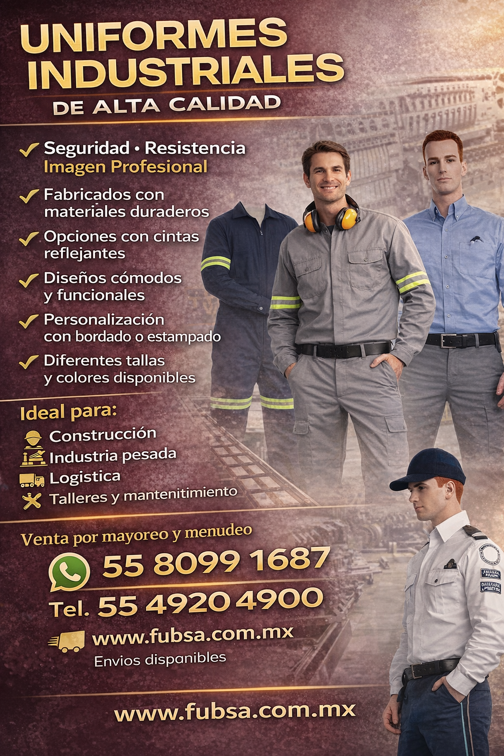 UNIFORME INSUTRIAL