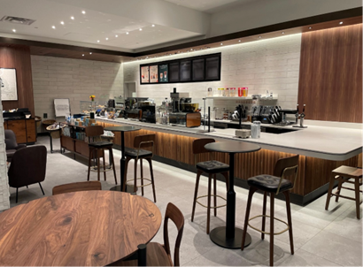 Black Cocktail Table W/Hooks. 