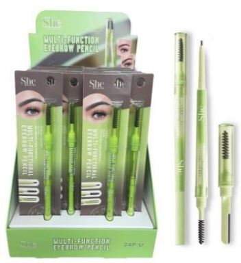 EB16BK
BROW PENCIL W/BRUSH & RAZOR BLACK
