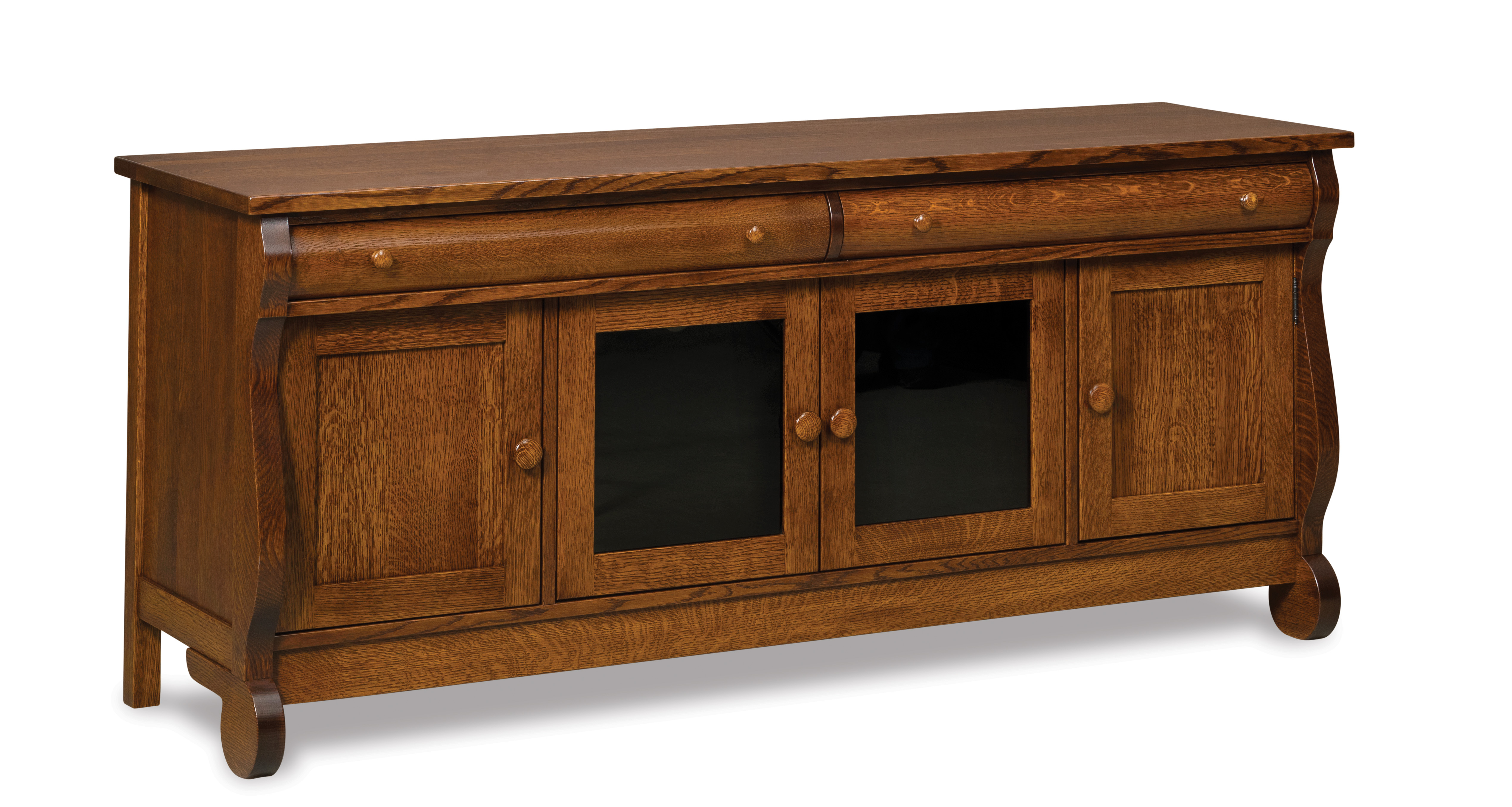 Old Classic Sleigh Media Stand