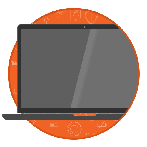 Computer monitor icon
