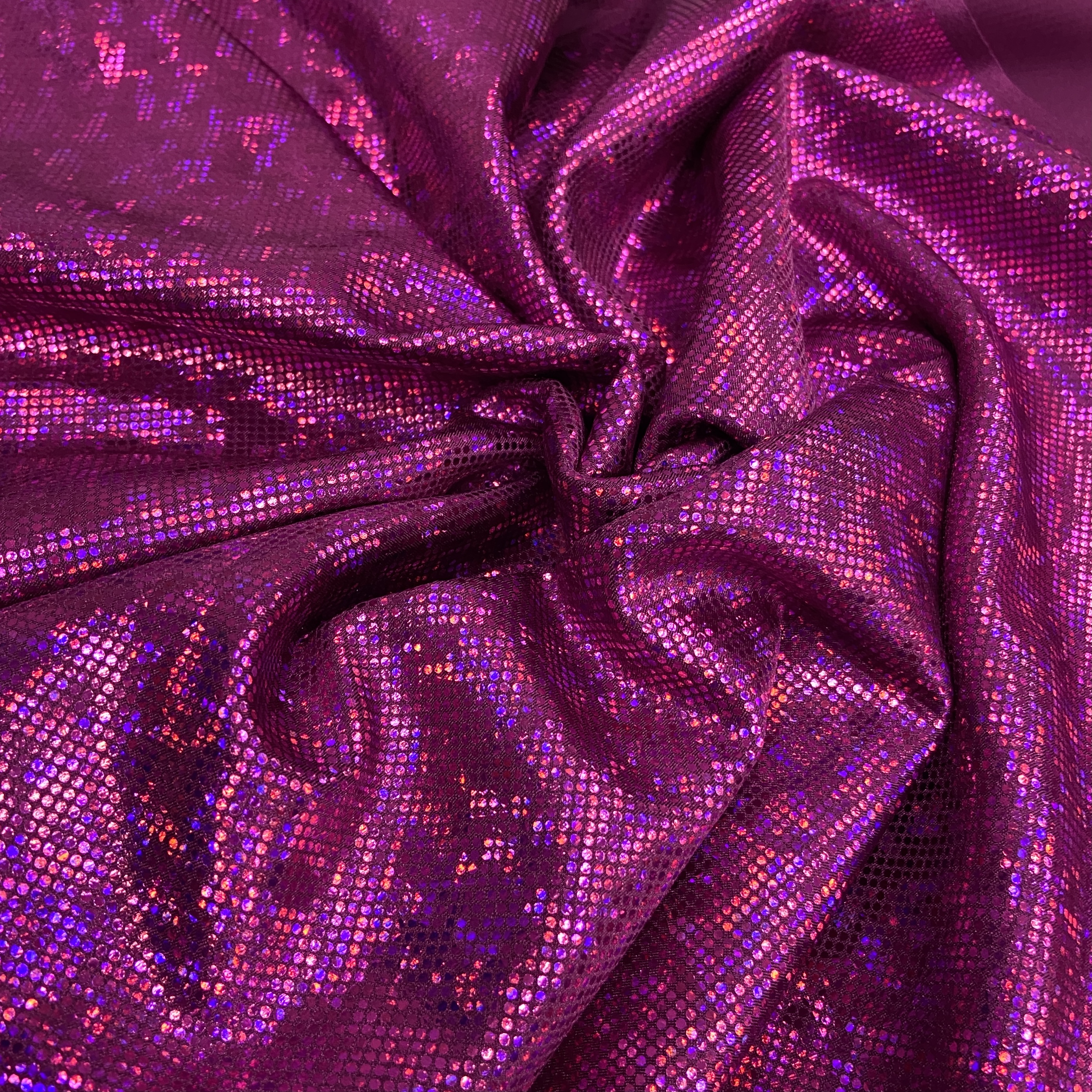 Fuchsia shattered hologram 