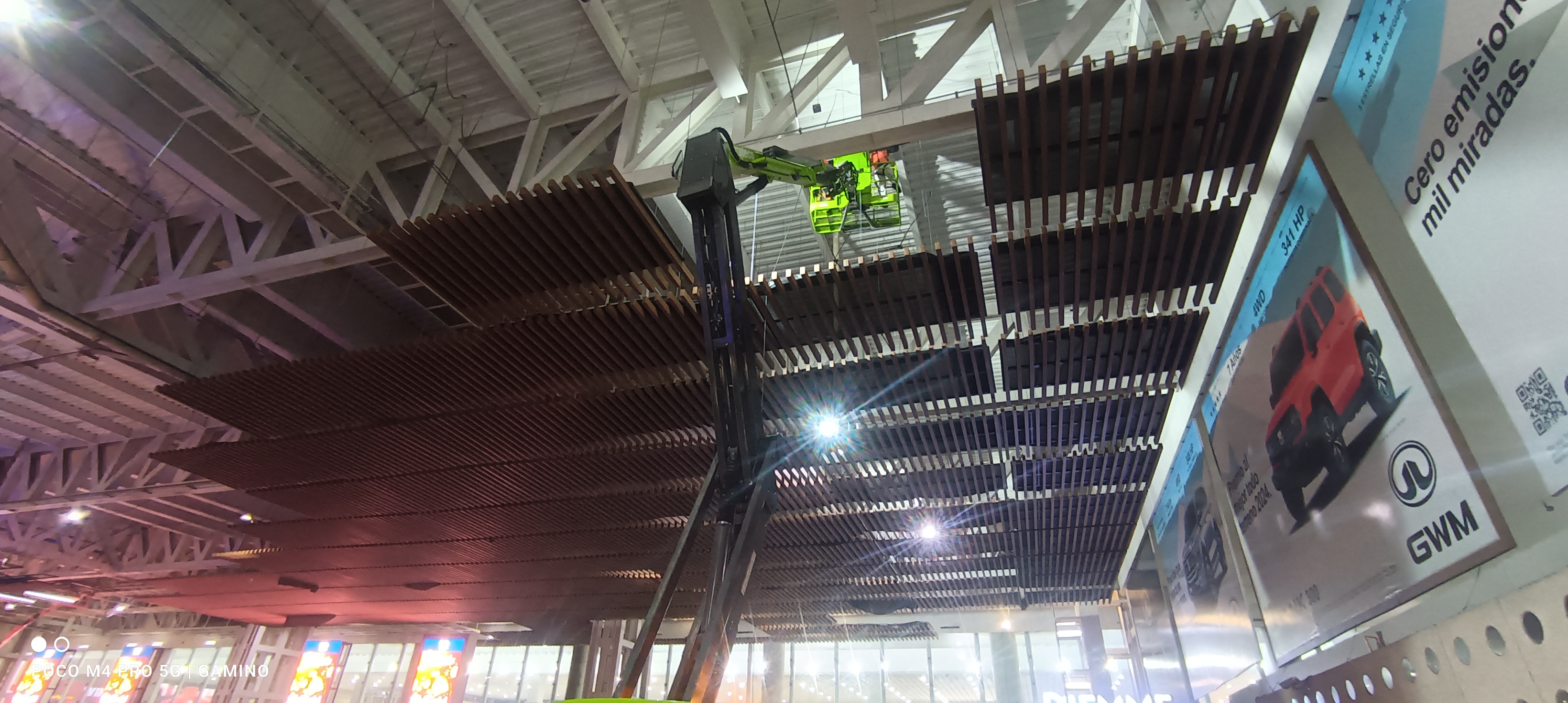 Stylish interior with a large bookcase