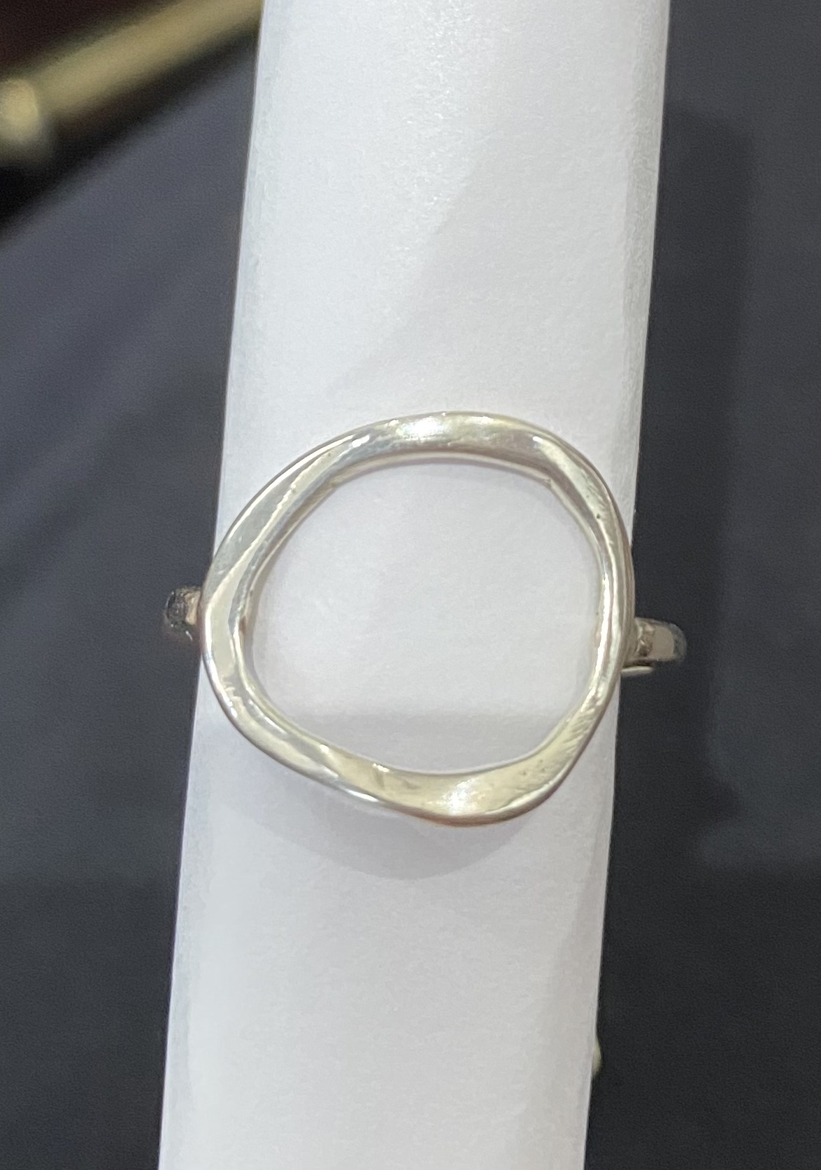 Open Circle Ring. EM155
Sterling 
$35.