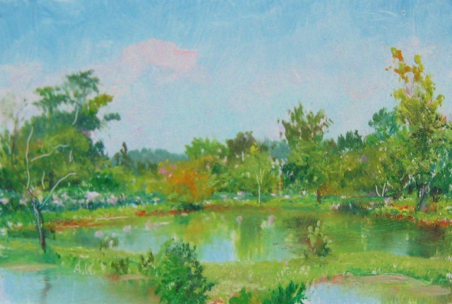 Kushnir, A. In the Arboretum, 4" x 6" Oil