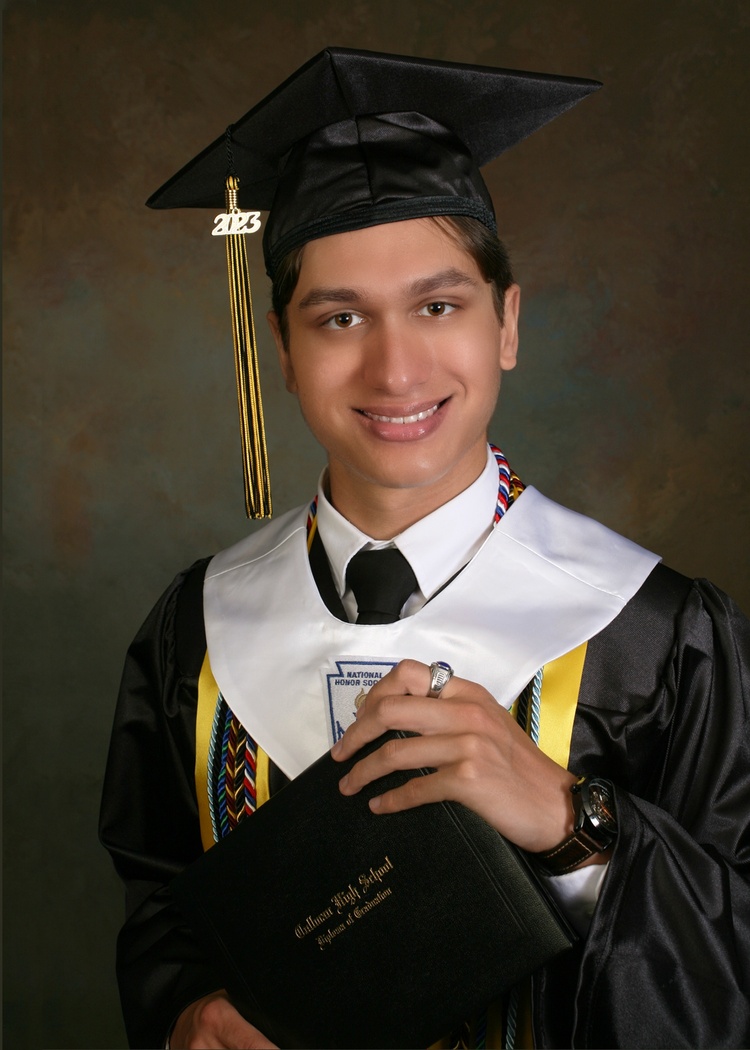 Graduation portrait of a man