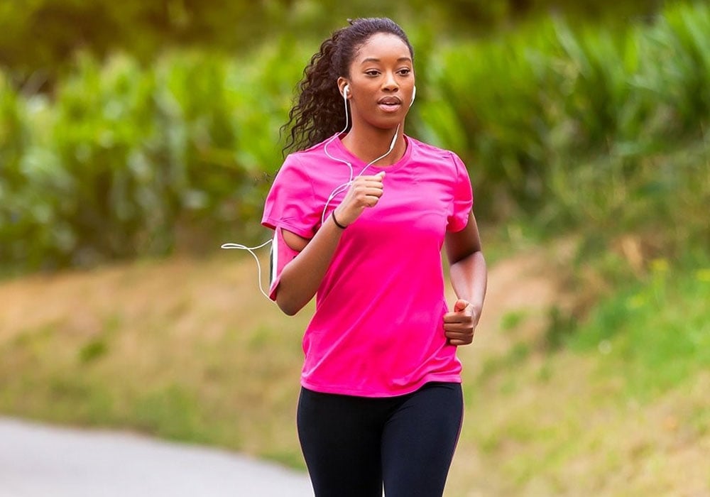 Woman running