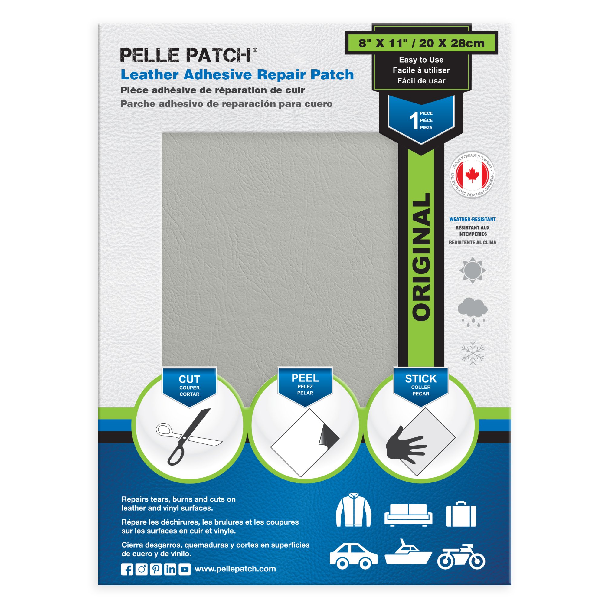  Pelle Patch - Leather Patch for Car Seat Repair - 25