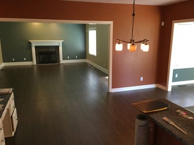 Finished Flooring Installation Project