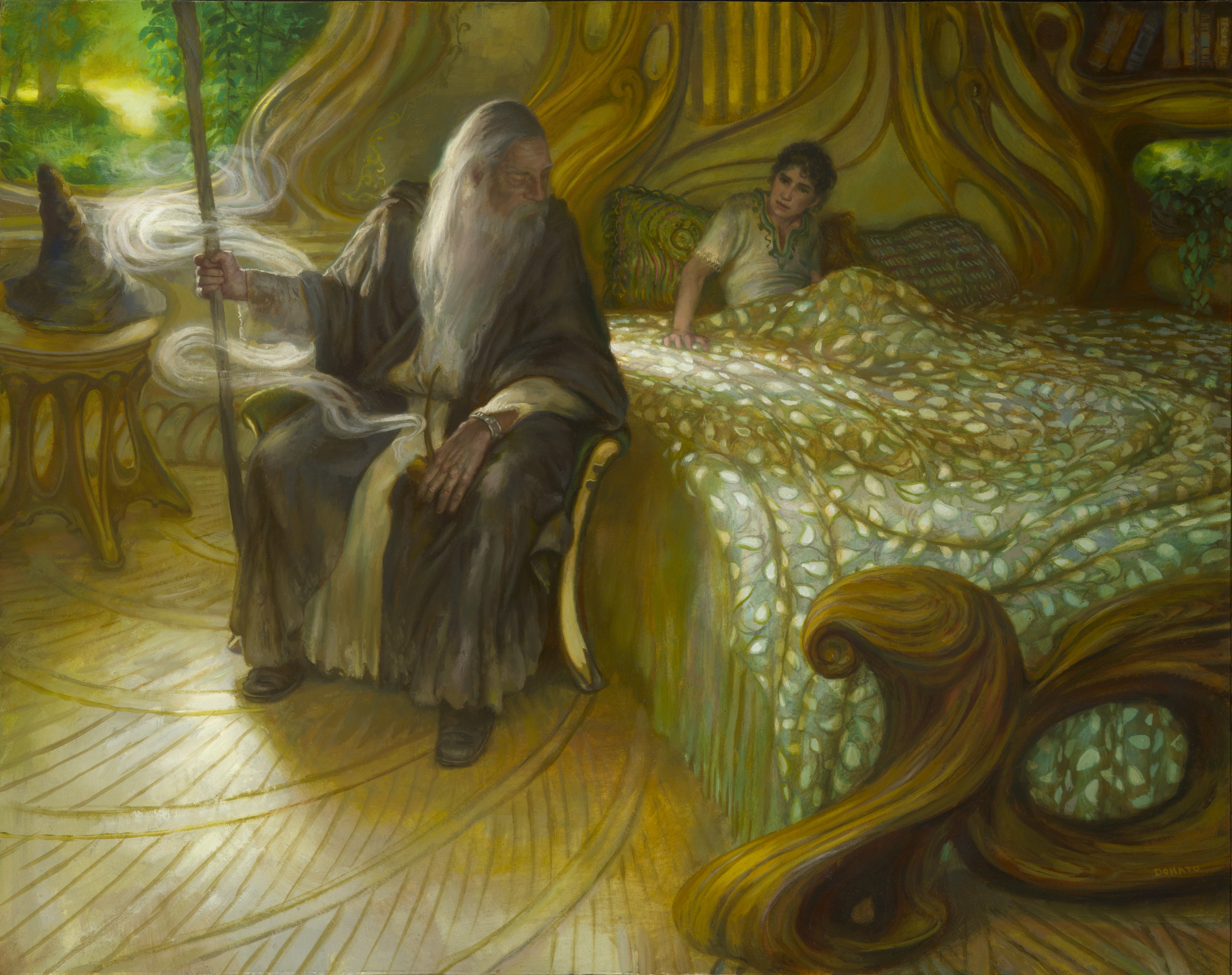 Rivendell - The Riders
21" x 27" Oil on Panel 2017
"The Riders made straight for you, as soon as you fled."