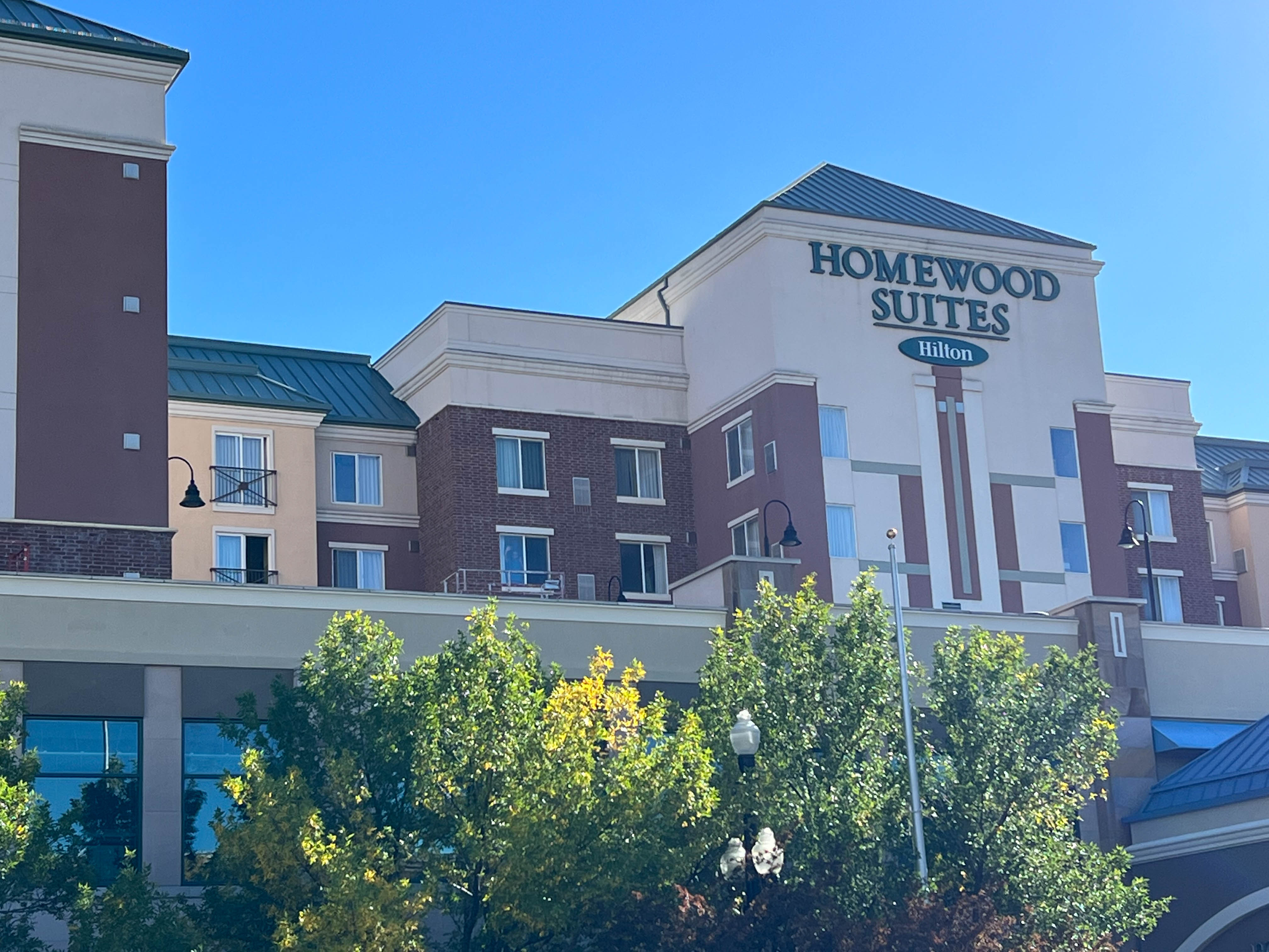 He isolated at the beautiful Homewood Suites