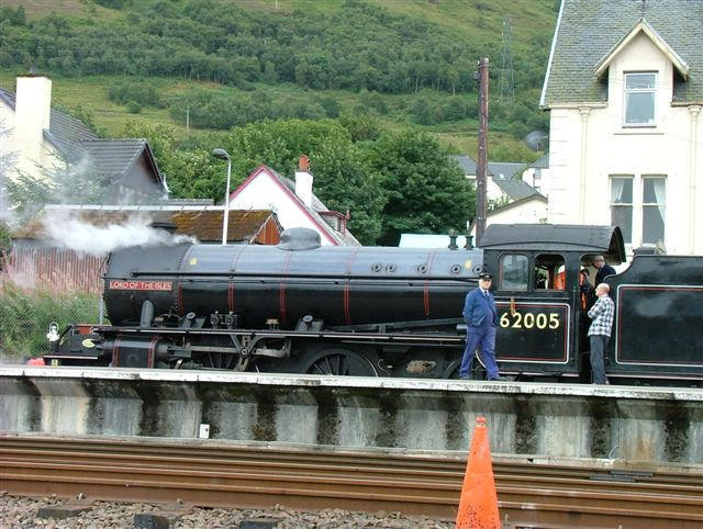 Fort William to Mallaig, steam train