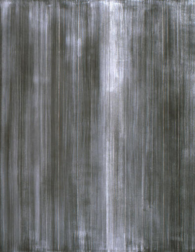 untitled acrylic and chalk on canvas 60cm by 48cm