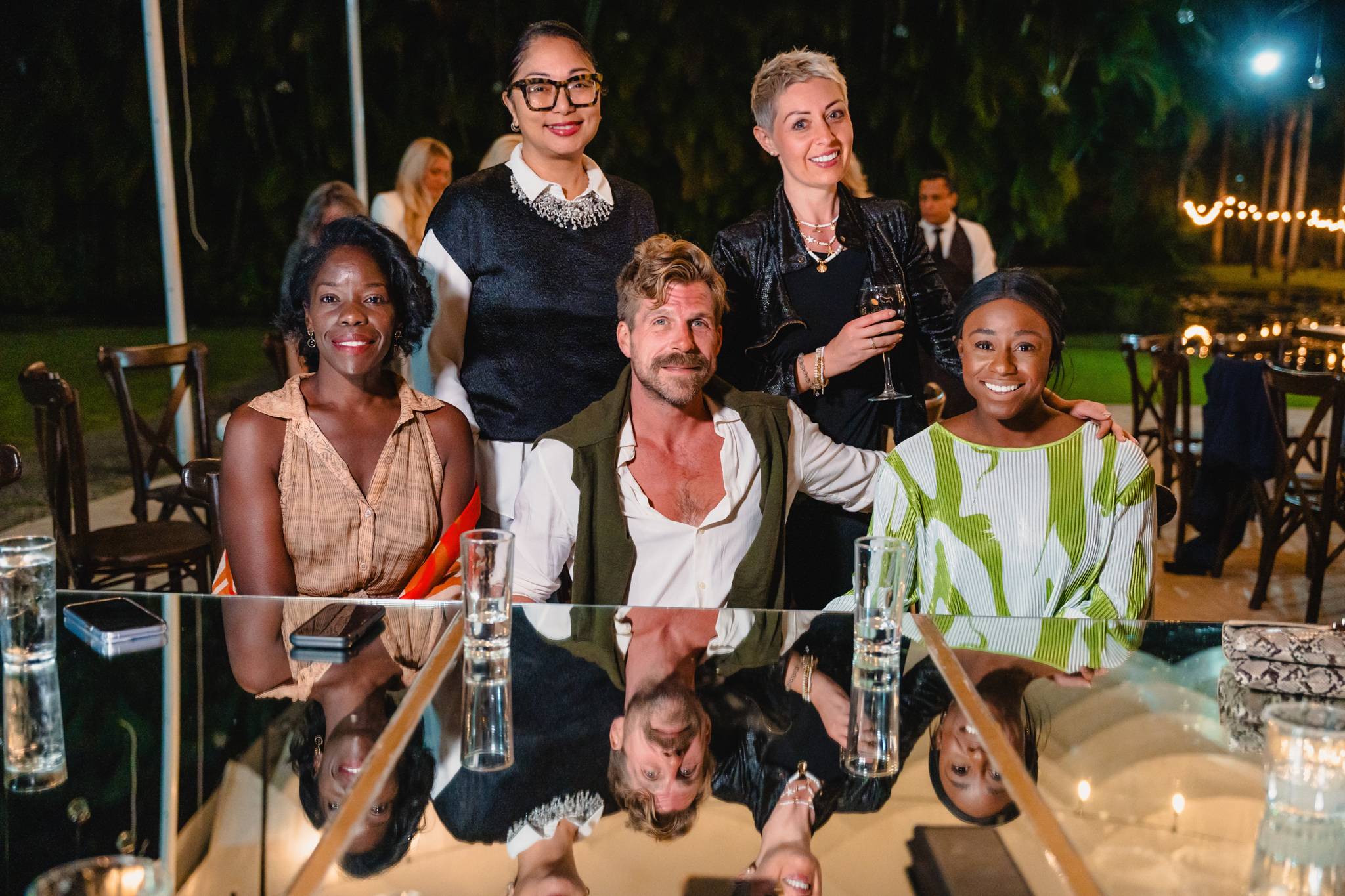 Relaxed travel moment before the celebration begins.