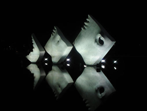 Mermaid, marble, Shanghai, China