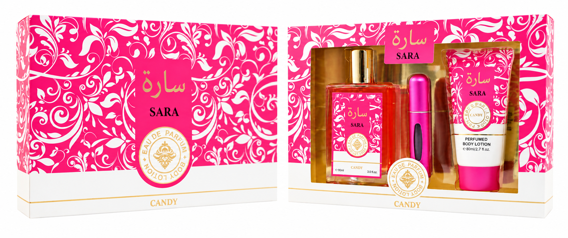SARA CANDY 
3PC SE FOR WOMEN
12 SETS/CASE