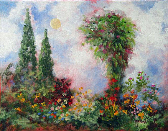 Cheer Filled Garden
11x14 - Oil on canvas