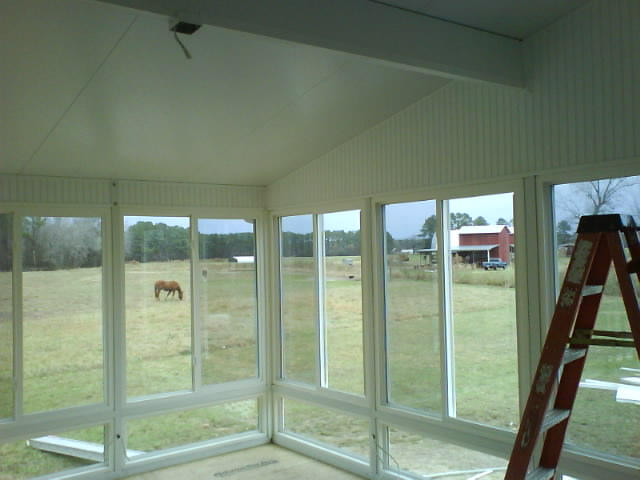 Aluminum Sunroom Interior
