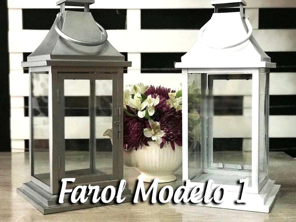 Farol de metal 
Medidas 41 cm de Altura X 
20cm de Ancho 
 $30.000
