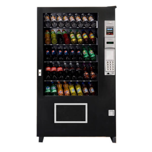 BEVERAGE AND MILK 39
Expendedora con amplia capacidad perfecta para la venta de tetrapack, yogurth y otras bebidas.
Maquina con vidrio frontal y espirales para las distintas variedades.
Capacidad de 240 a 392 productos (varia).
Cuenta con sistema de refrigeración a 4°C.
Perfecta para yogurt, bebidas de lata, tretrapak, pet productos de 500 ml y 600 ml.
Sistema operativo de control muy amigable, 100% flexible y cómoda.
Sistema de venta garantizada sensit.
Medidas de 182 cm* 92 cm* 88 cm.