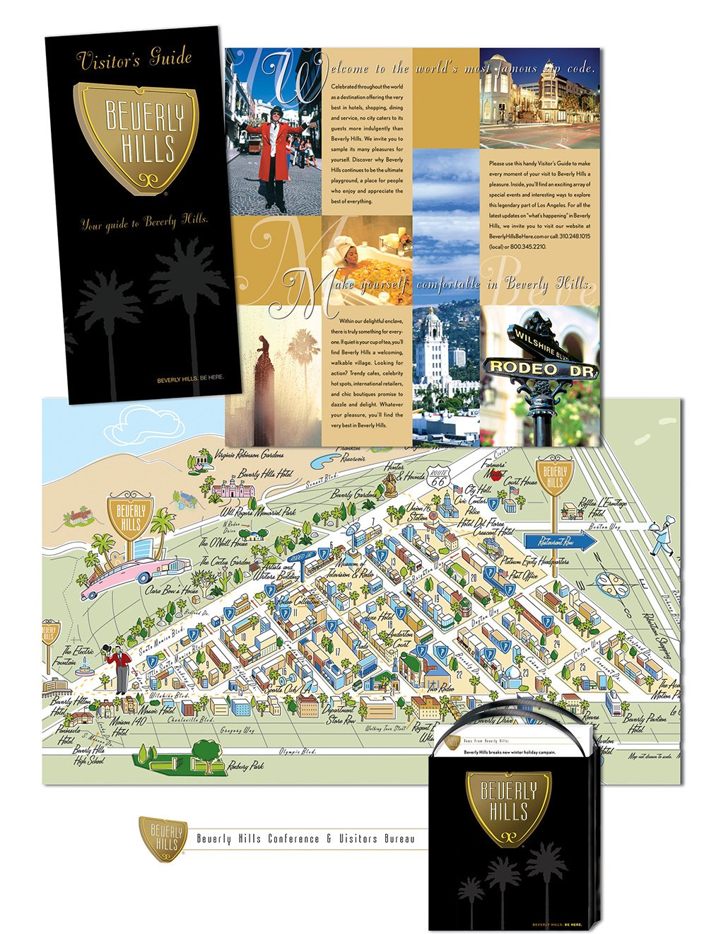 Beverly Hills Walking Tour Brochure & Map