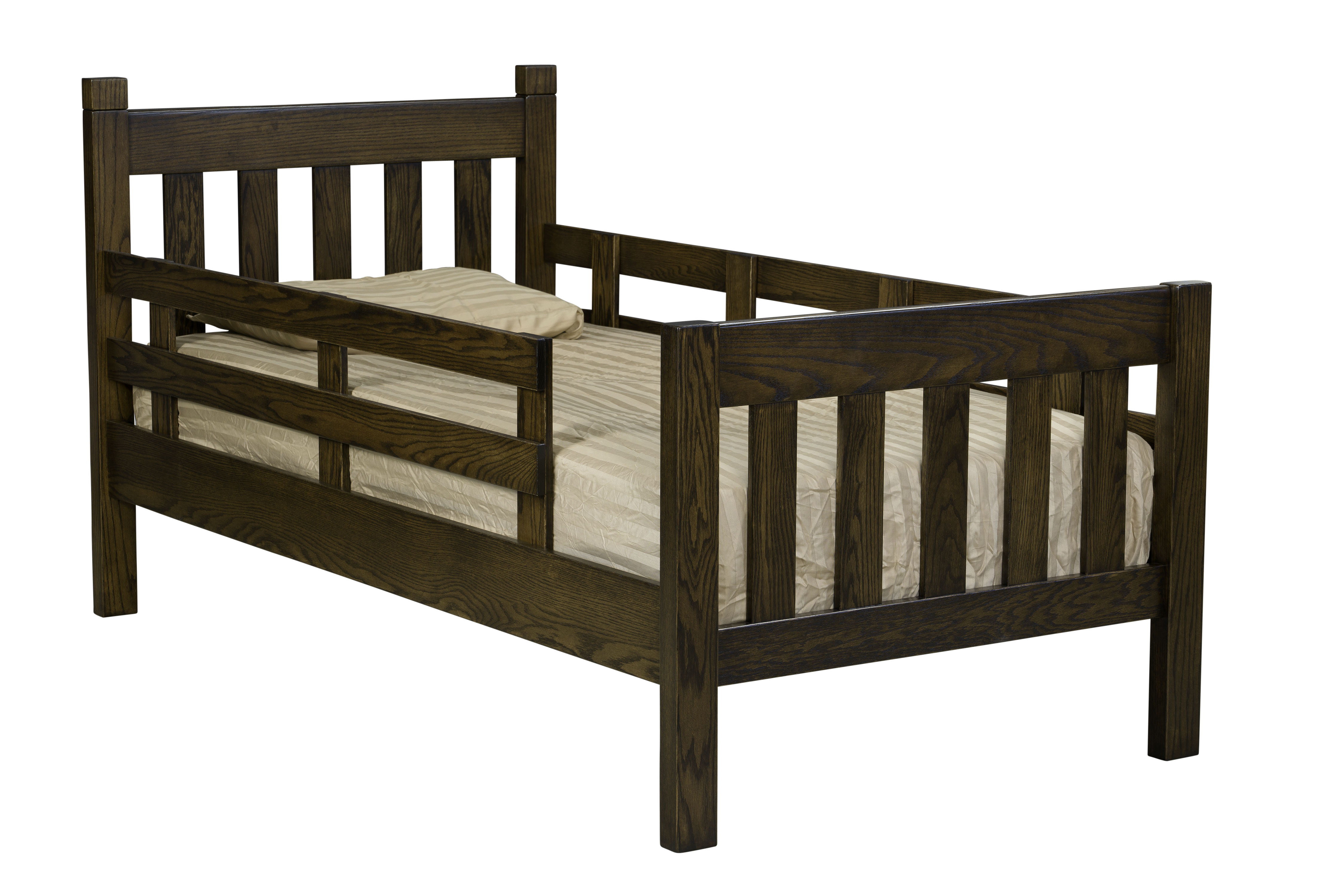 Franklin Bunk Bed w/Twin Conversion, Full Guardrail, and 3/4 Guardrail-#28