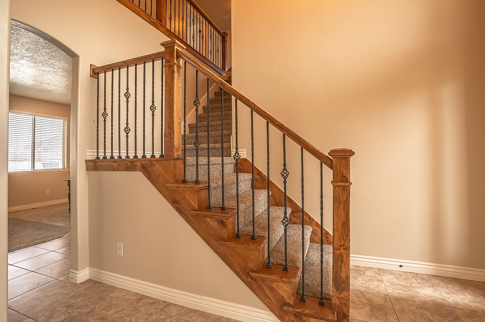 Carpeted Stairs