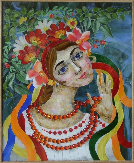 "Ukrainian Girl"
by Nataliya Guchenia
Size - 19-1/2"H X 15-1/2"W
$2,500.00