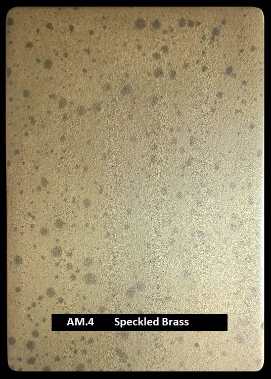 Metal sample AM.4 Speckled Brass