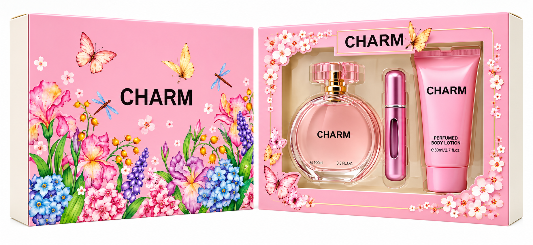 CHARM
3PC SET FOR WOMEN
12 SETS/CASE