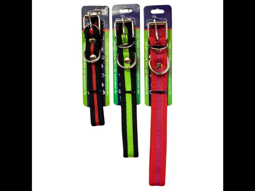 COLLAR NYLON REFORZADO 
COLORES