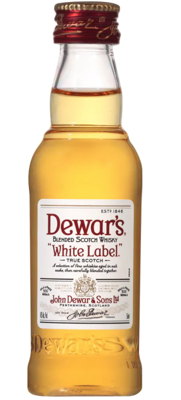 Whisky Dewars White Label Mini 12/50 ml
Código: 103