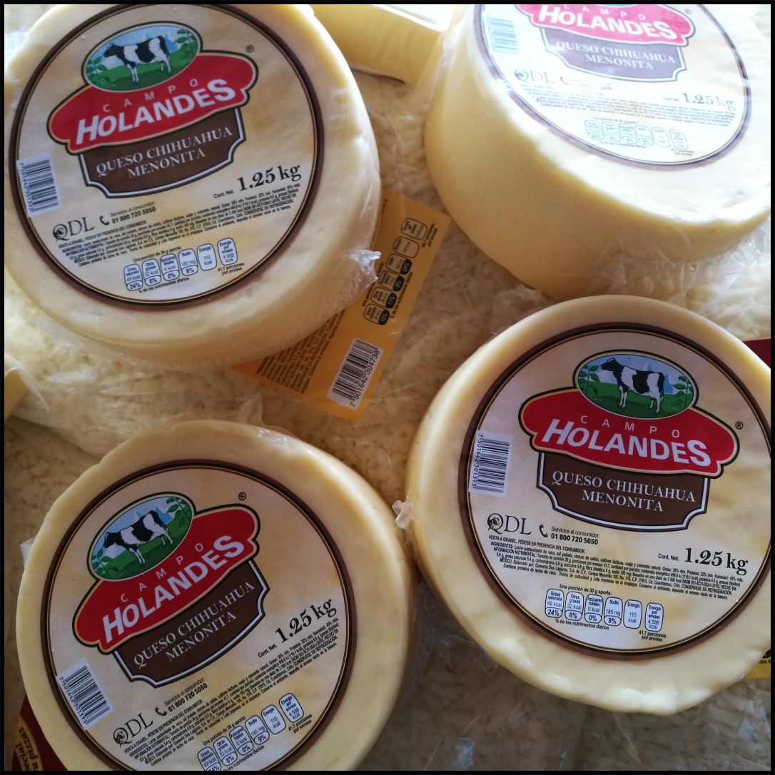 Queso Chihuahua de 1.25 kgs.
$208.00 la pieza, precio mayoreo.
$218.00 la pieza, precio menudeo.