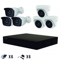 Kit 6 Cámaras TurboHD 1080p 