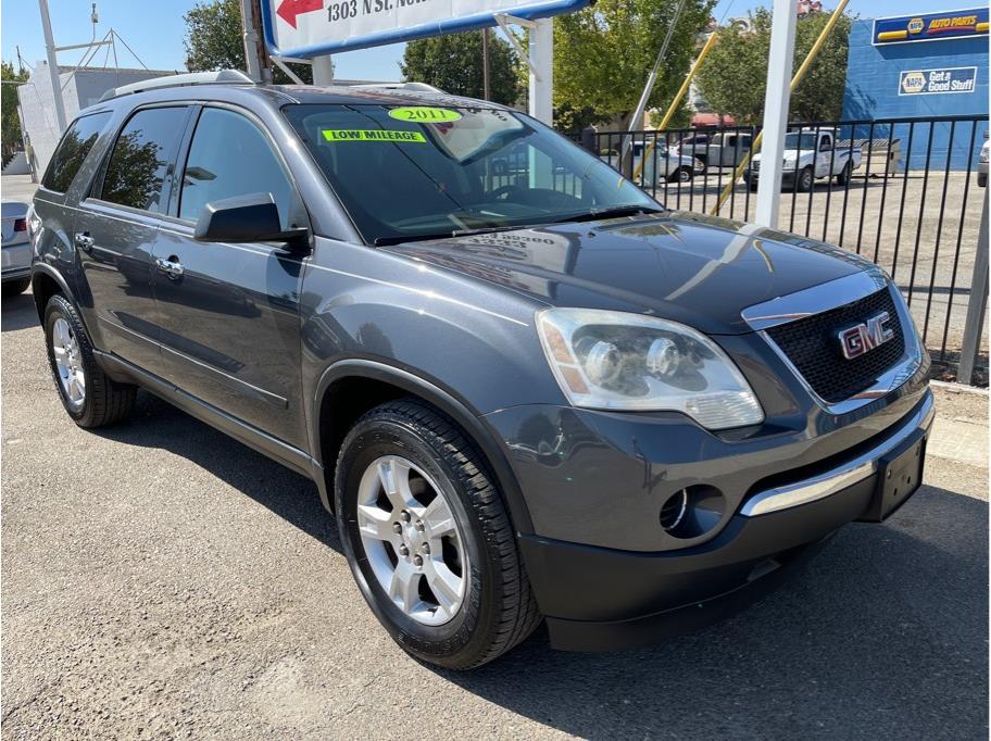 2011 GMC Acadia SL Sport Utility 4D
Miles: 118,773
Drive: 2WD
Trans: Automatic, 6-Spd w/Overdrive
Engine: V6, 3.6 Liter
VIN: 295913