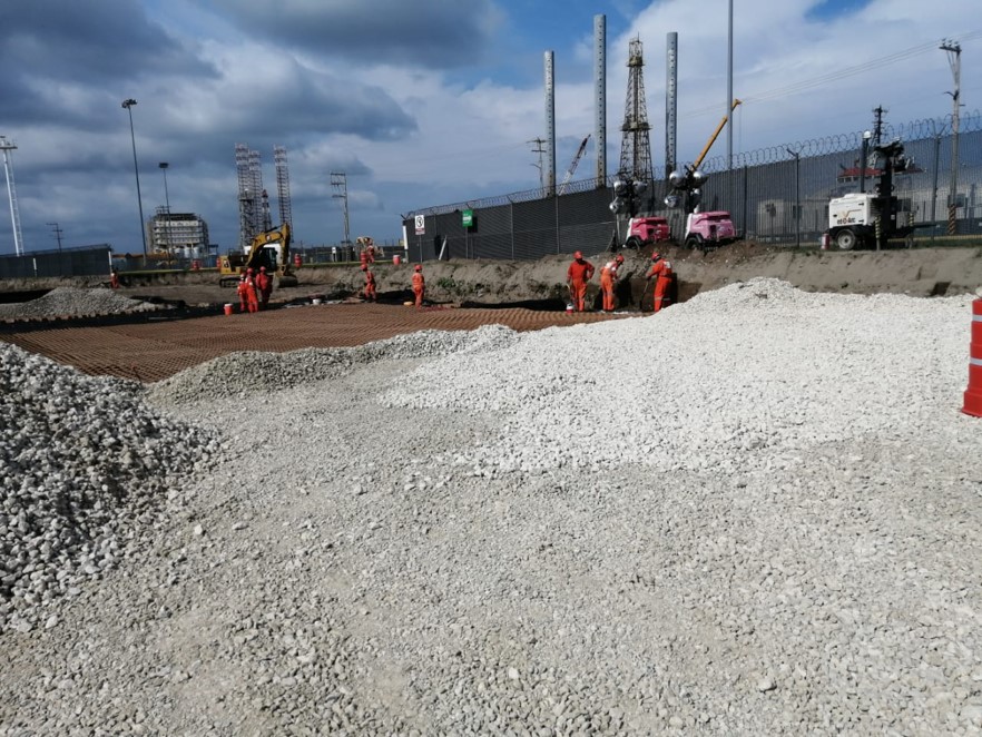 “Aplicación de Sistema PRS Neoloy, Tecnología para estabilización de Suelos débiles, en nueva Refinería dos Bocas."