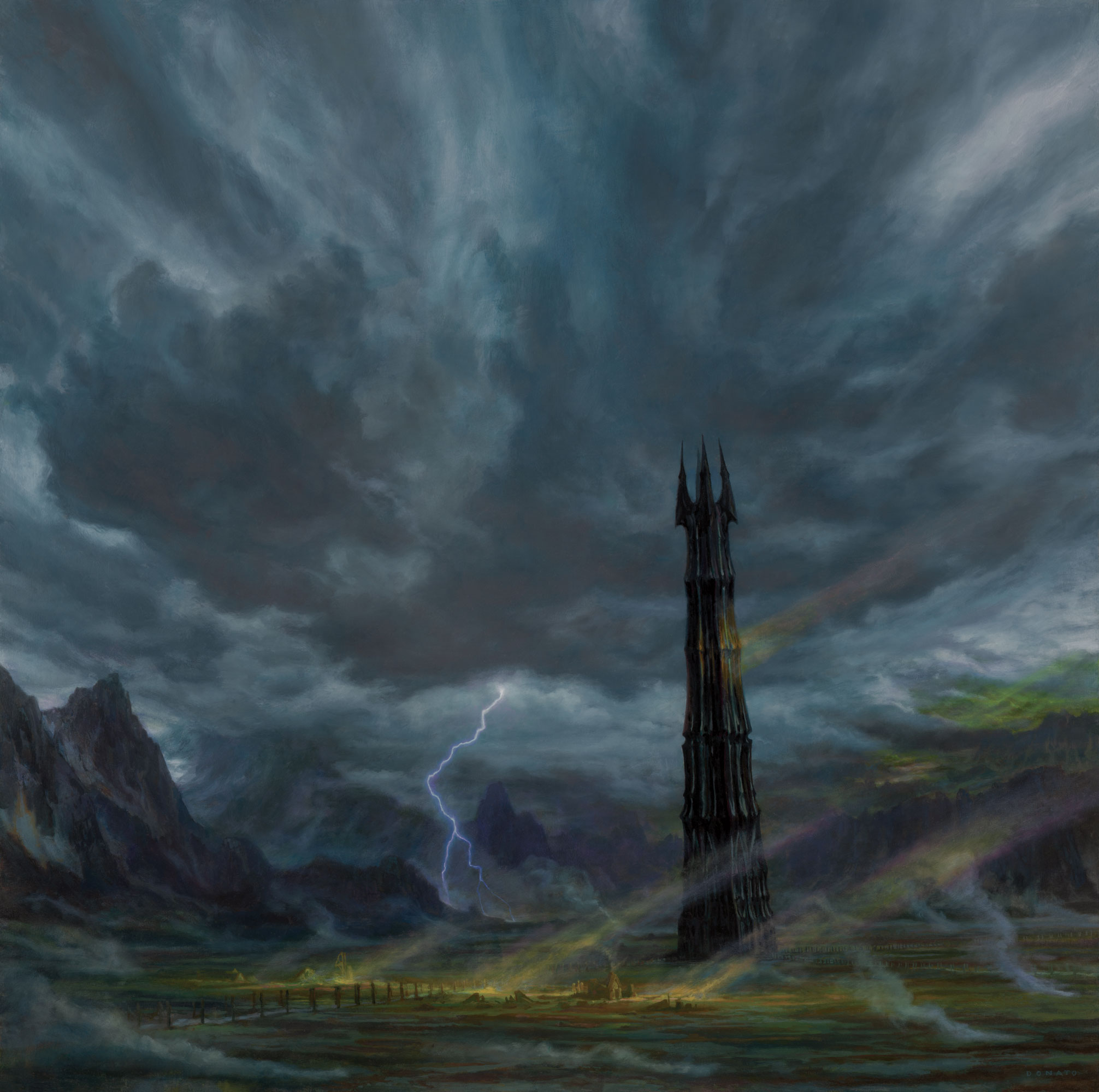 Orthanc
36" x 36"  Oil on Panel 2025
Collection of Dan Cooley