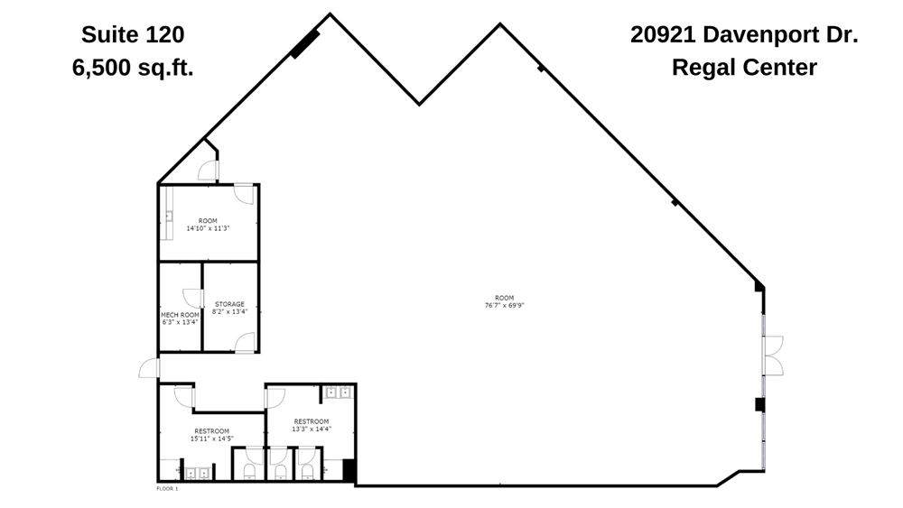 Suite 120 6,500 sq.ft.