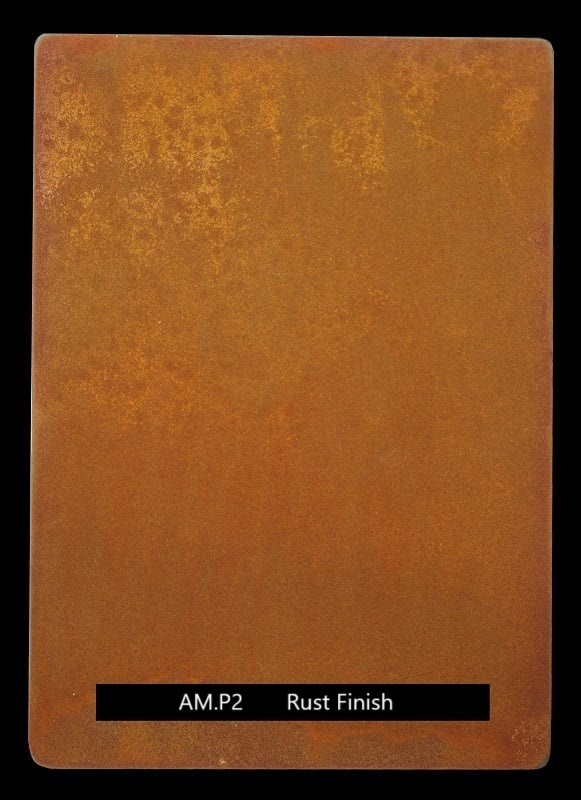 Metal finishes - metal coating AM.R2 Rust finish