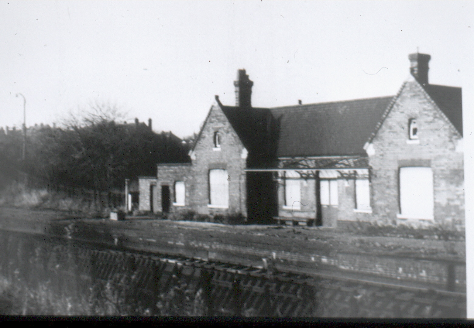 Boarded up awaiting demolition late 1960's