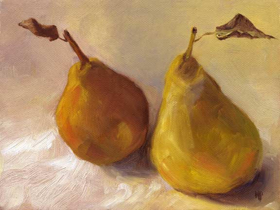 Parting Ways - 6"x 8" Oil on Stretched Canvas   SOLD