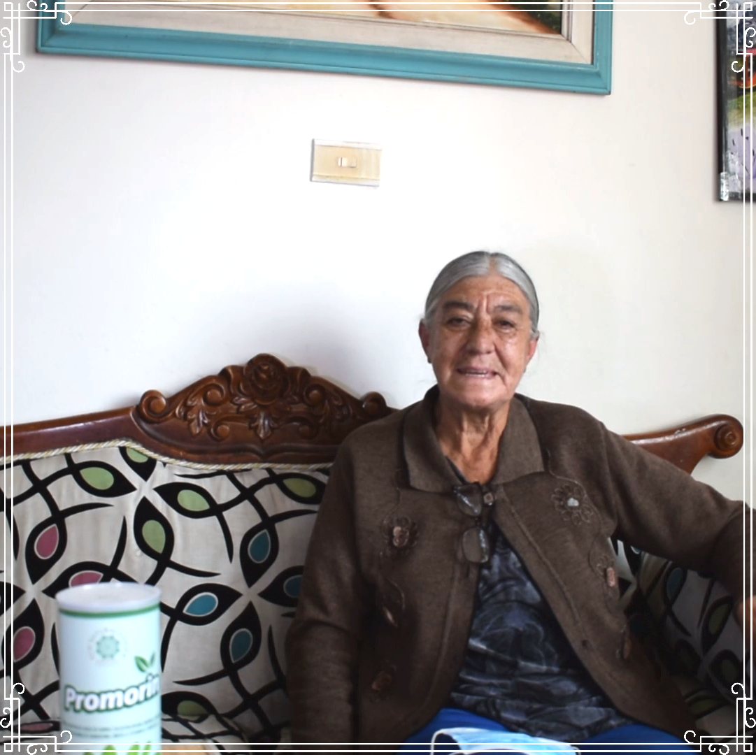 Happy female customer