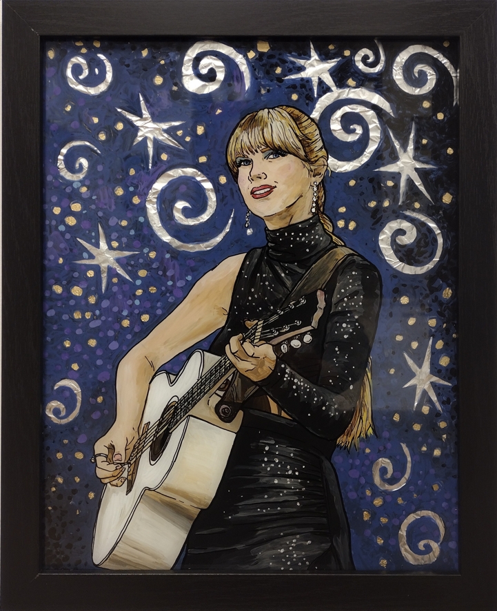 "Taylor Swift"
by Nataliya Guchenia
 Size - 14"H X 11"W
$300.00