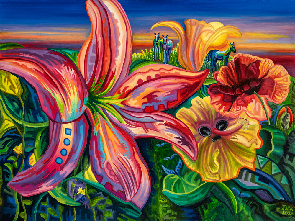 Three Green Horses
30 X 40 Original Oil
$2500
2024