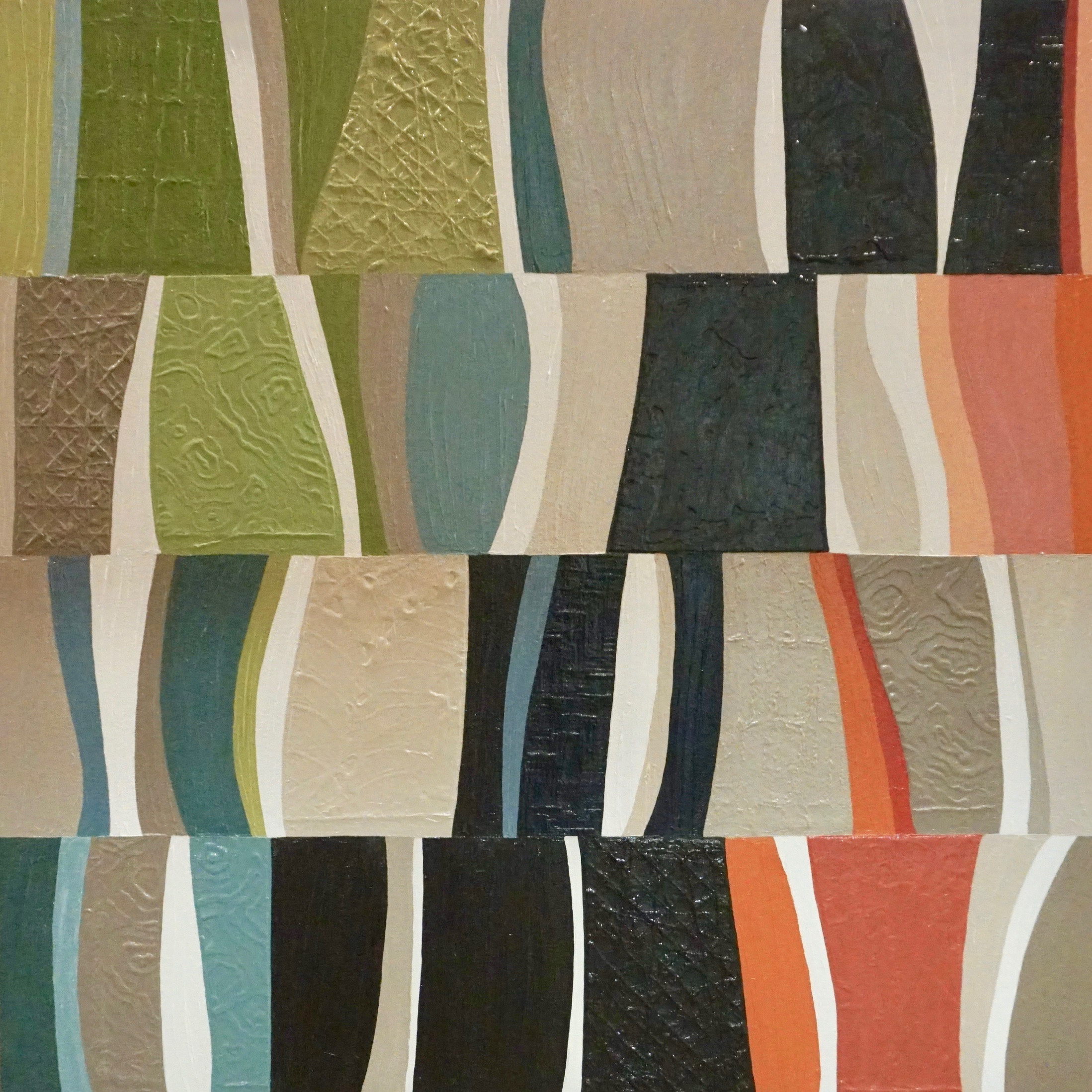 Indigo Child Series "Crystal Mountain 5" 30 x 30