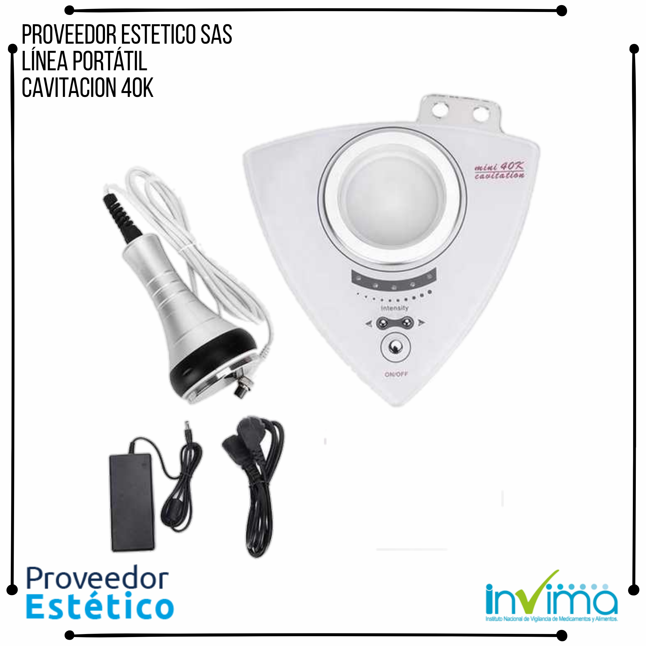 Cavitacion portatil triangular