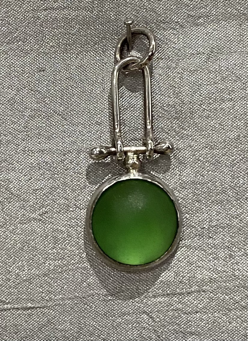 Frosted Vintage Glass Pendant
Sterling
$95.