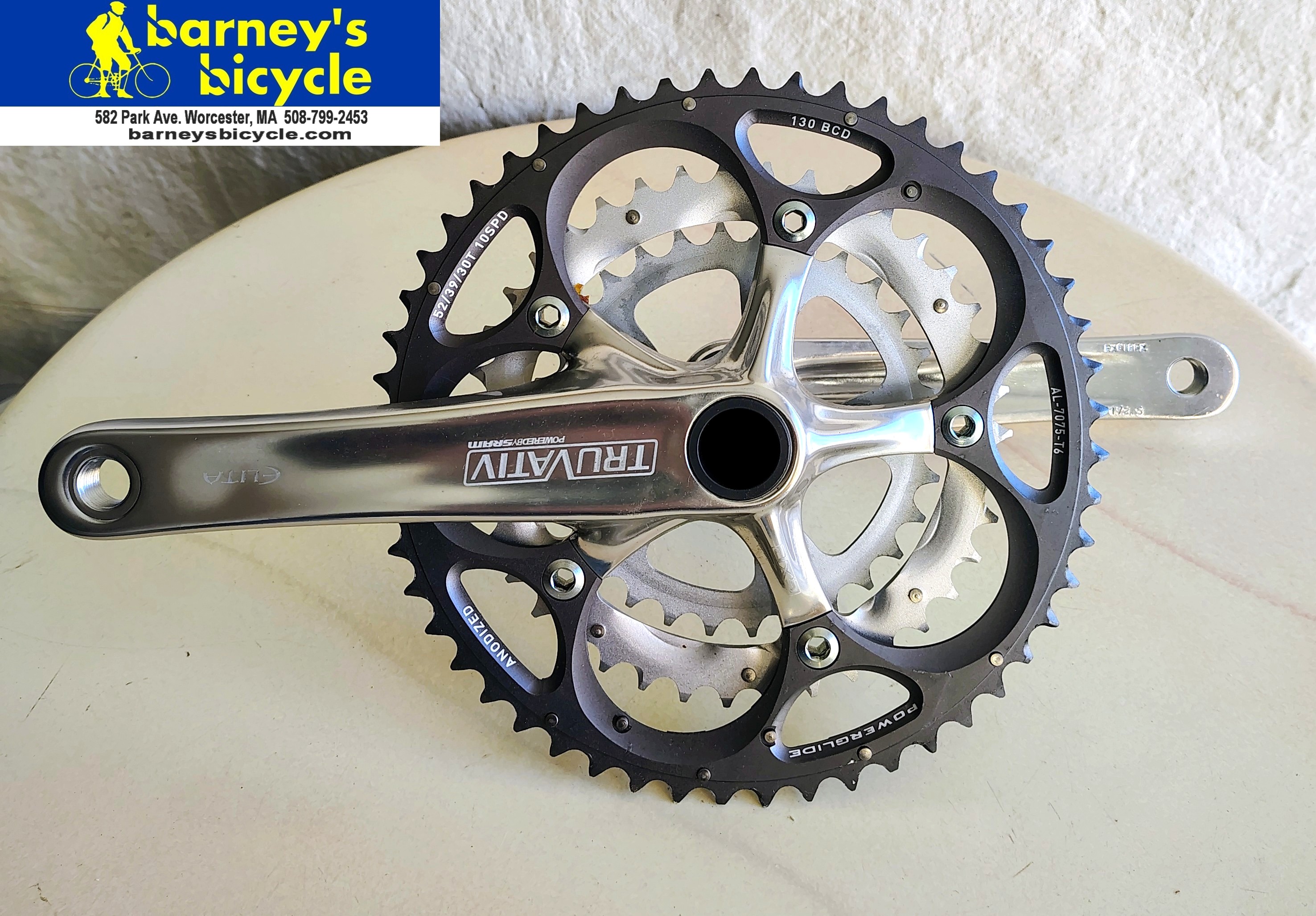 TruVativ Elita GXP Crankset  
172.5mm,  Giga X Pipe, Triple 52/39/30 (No BB) 
New: $69.00
